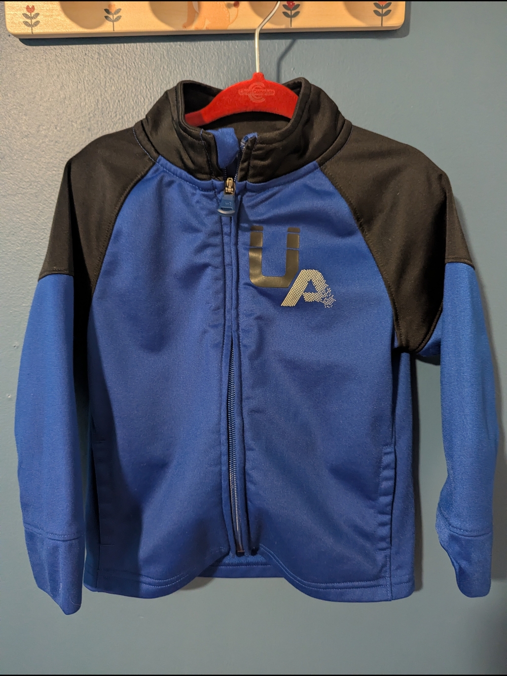 Under Armour Toddler 2T Blue and Black Jacket